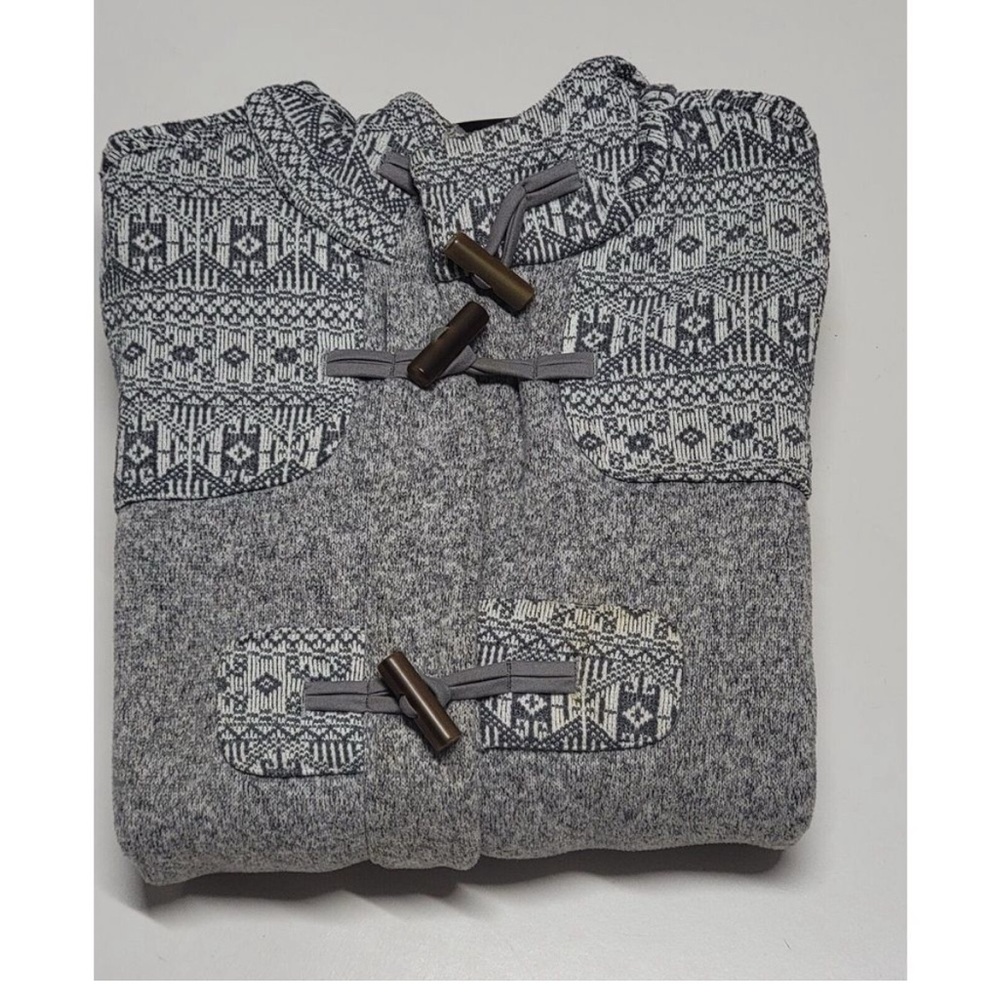 Patagonia Womens jacket Gray‎ Better Sweater Icelandic Coat fleece Toggle M - Picture 9 of 10